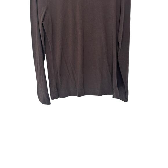 Athleta Outbound Top Black Basic Long Sleeve Classic Crewneck Shirt Medium - Picture 4 of 10